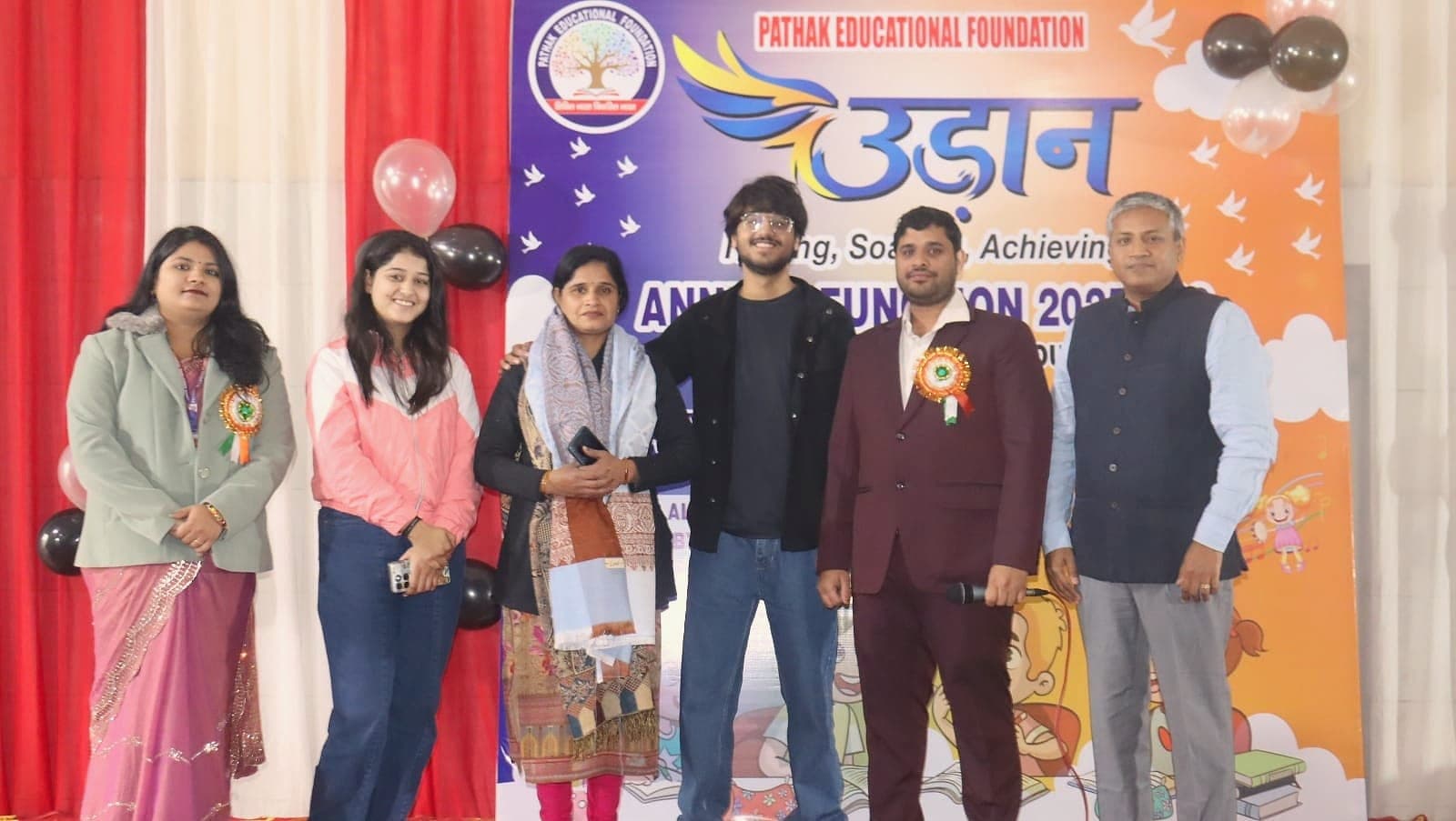 Guests and students at the annual function
